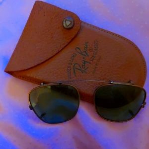 Vintage clip-on raybans